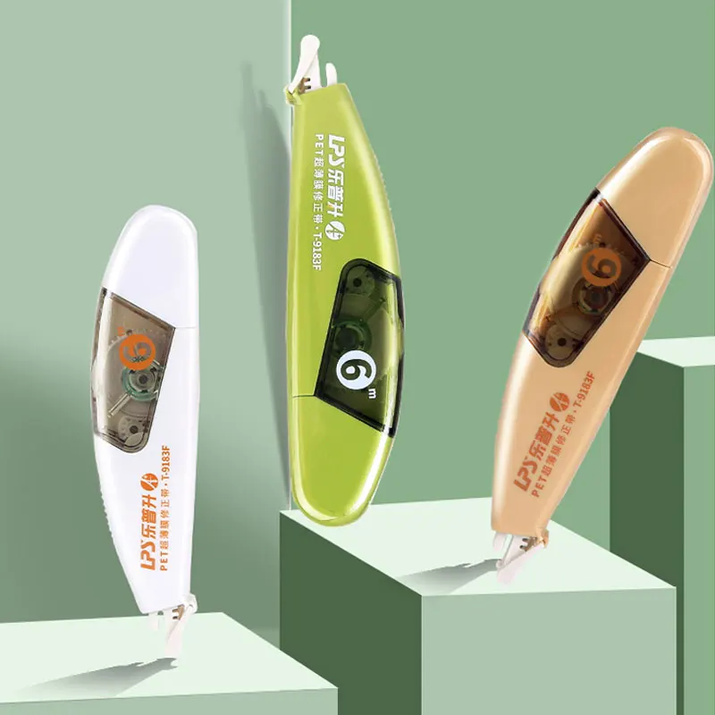 Custom Print Stationery Correction Supplies Error Cover Film Pen Type Replaceable Correction Tape