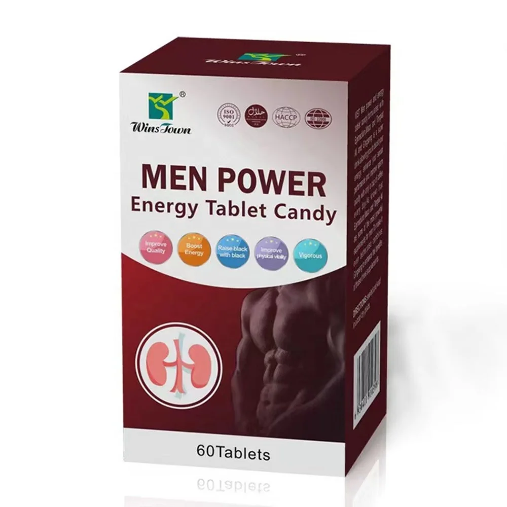 Factory Supply natural men energy tablet candy men performance booster enhance man ability