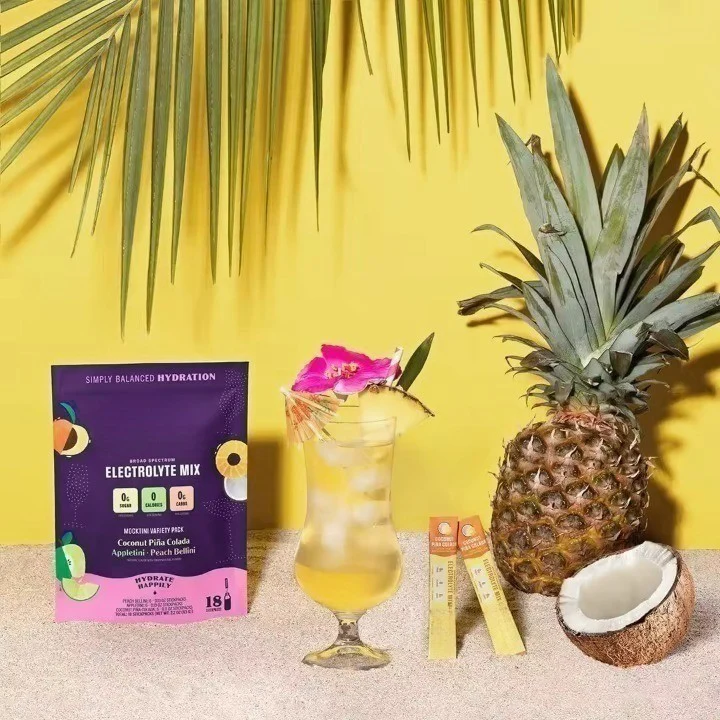 Electrolyte Hydration Powder healthcare supplement re-hydrating and replacing electrolytes lost with Magnesium Potassium