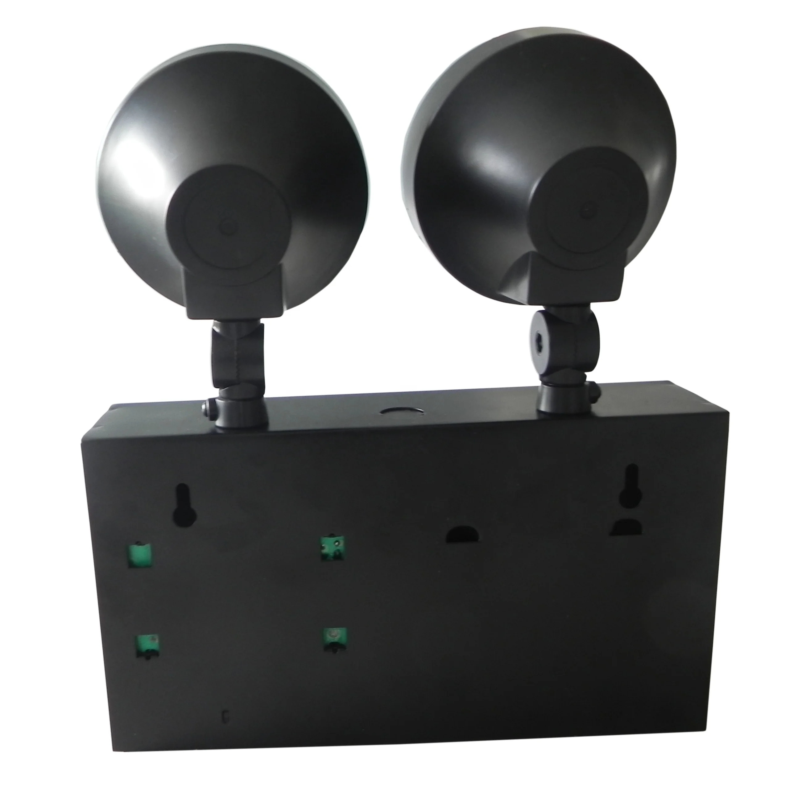 Factory wholesale IP20 Steel Casing PS Diffuser LED Twin-spot Emergency Lamp 2X2.5W LED Rechargeable Light