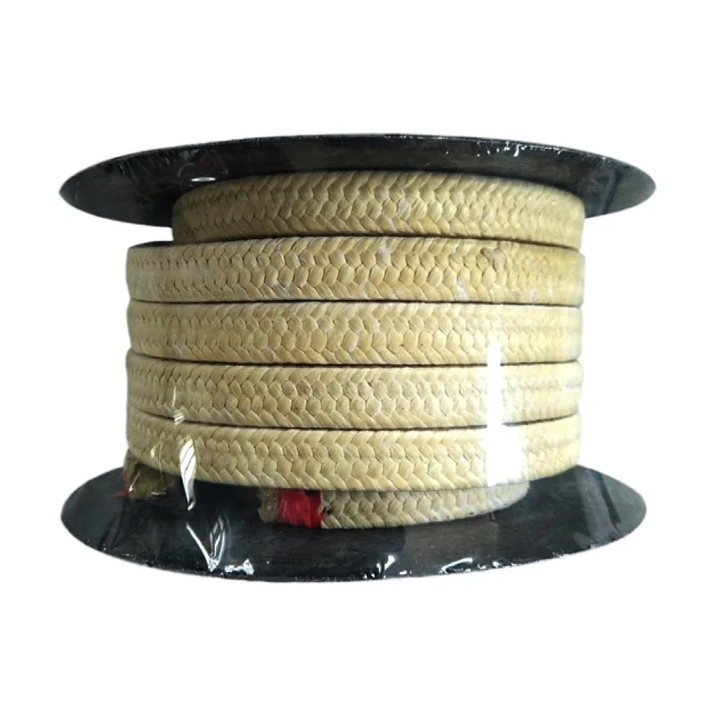 High performance graphite PTFE impregnated aramid fiber packing