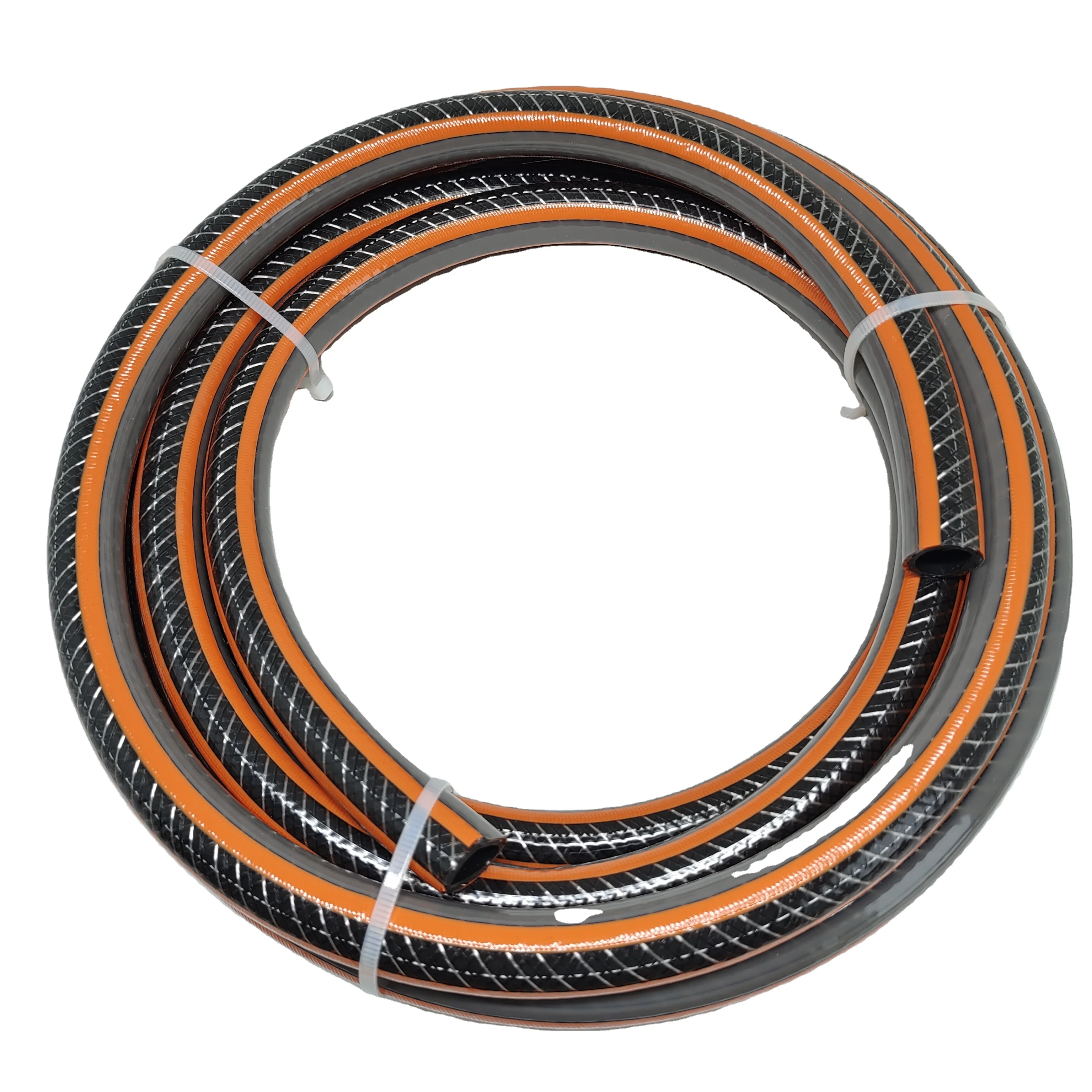 Water Garden Irrigation Pipe PVC Flexible Durable Spring Braided Reinforced Hose
