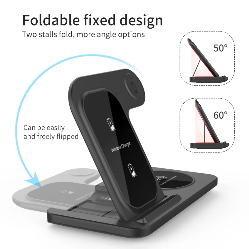 Most Selling chargers batteries & power supplies 15W Universal Wireless Charger Dock Charging Station for Hand Held Devices