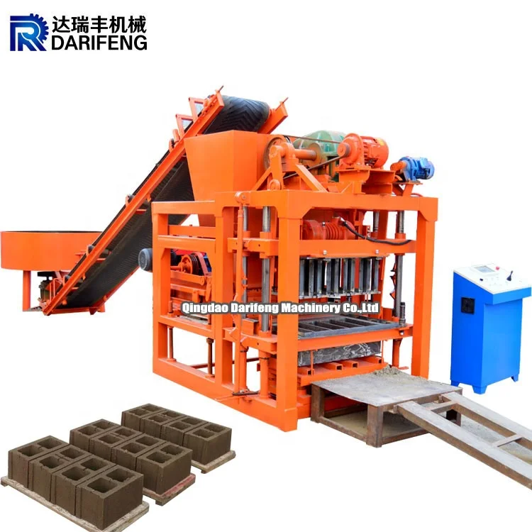 QTJ4-28 low investment small china block making machines in ghana common used female manual brick making machine for sale