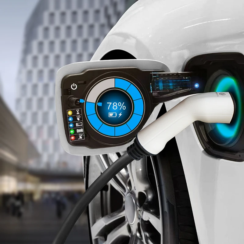 14 кВт (7 кВт * 2) AC EV Wallbox Charger сваи типа 2 OCPP1.6 электрические автомобильные зарядные станции сваи EV зарядка с RFID