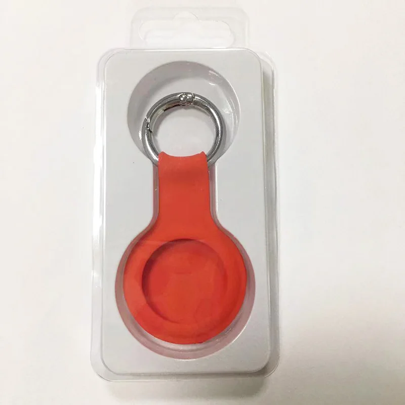 Для appple Air tag case Аксессуары Брелок для ключей подвесные бирки кольцо чехол силиконовый защитный airтеги