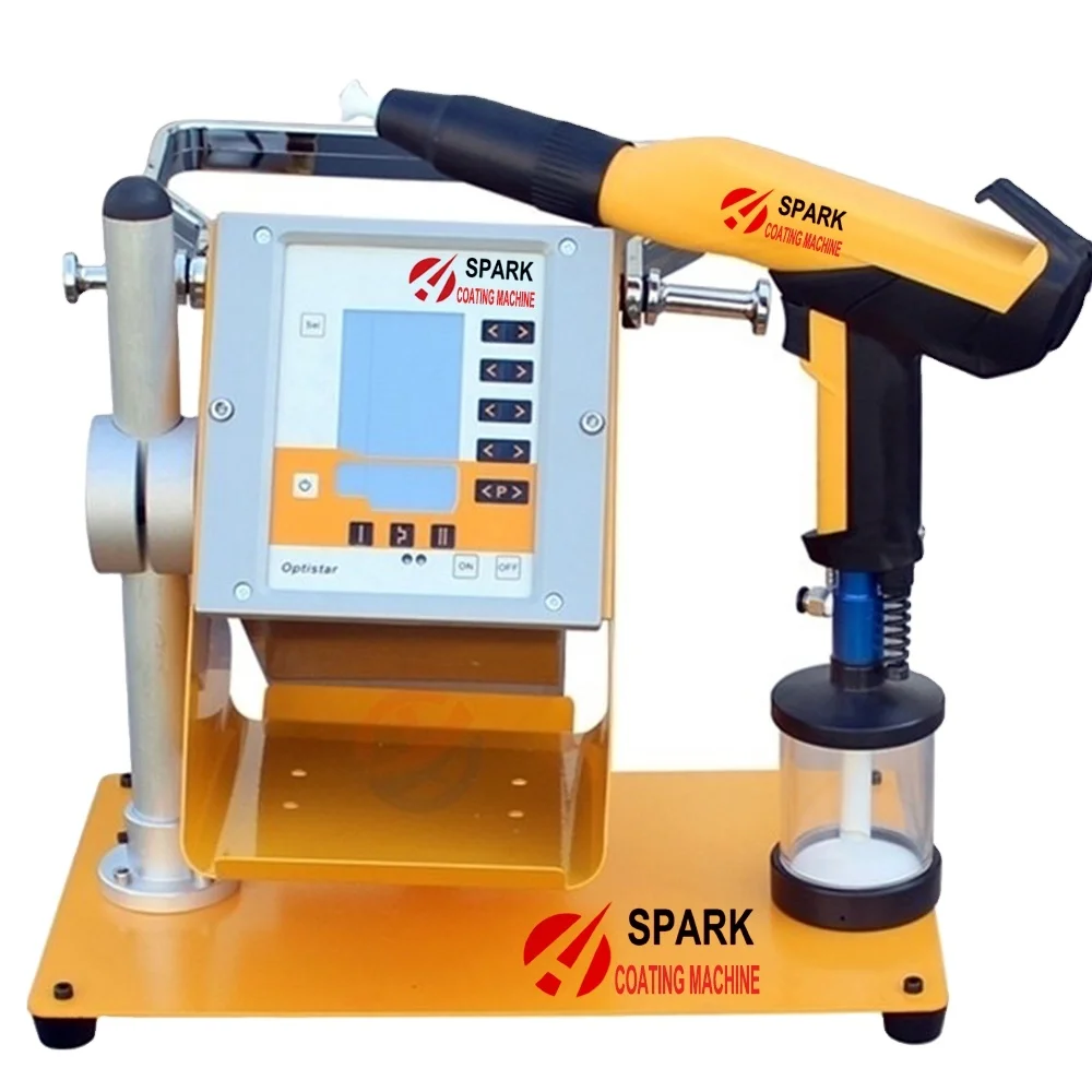 Лабораторная маленькая ручного порошкового покрытия электростатический пистолет окрасочная Хоппер порошка OptiFlow инжектор Gema PG2-A GM04 ручная насадка NS