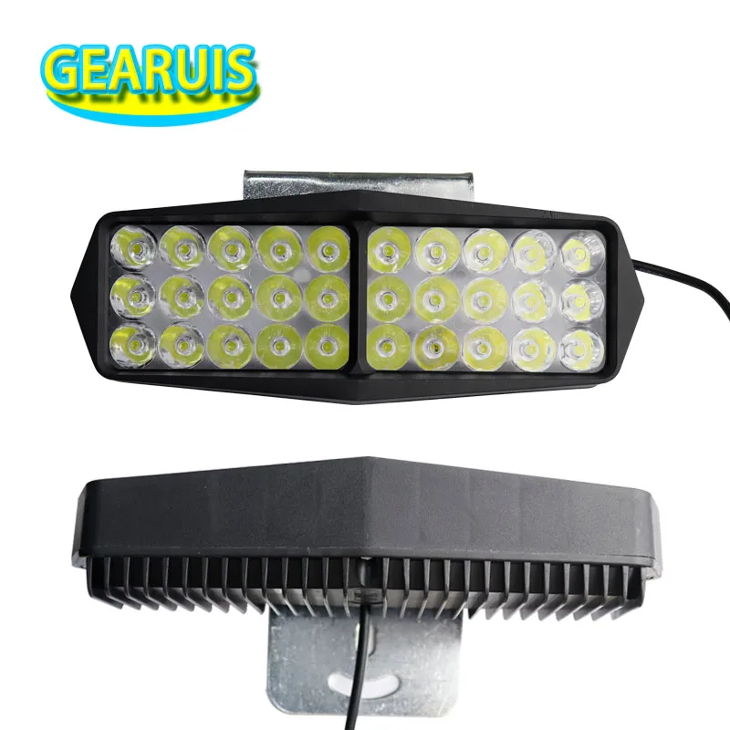 12V-85V DC 18W Super bright 30 SMD 3030 LED 1.55A Spot Beam Working Light DRL headlight for motorcycle Electric vehicle White