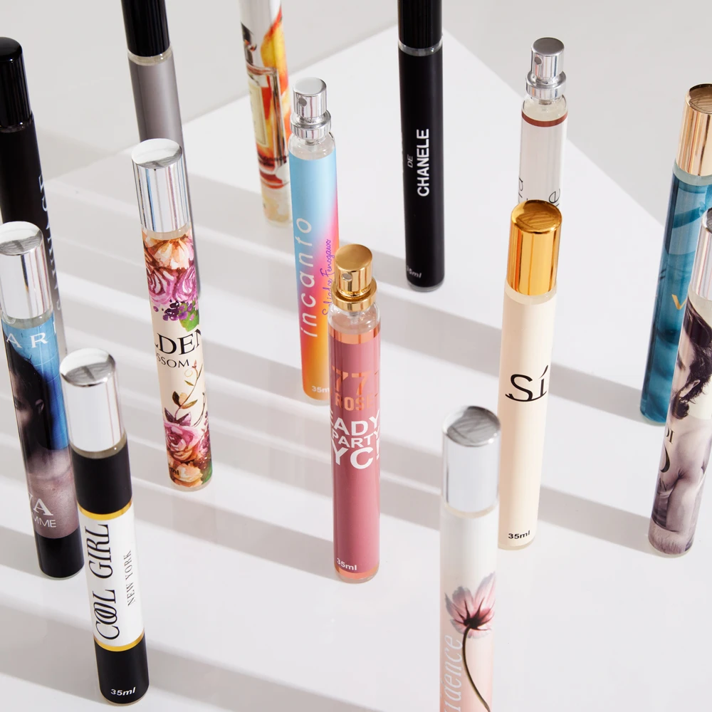 Оптовая продажа, миниатюрные духи 35 мл, оригинальная Женская пробирка, духи и портативный аромат, образец духов