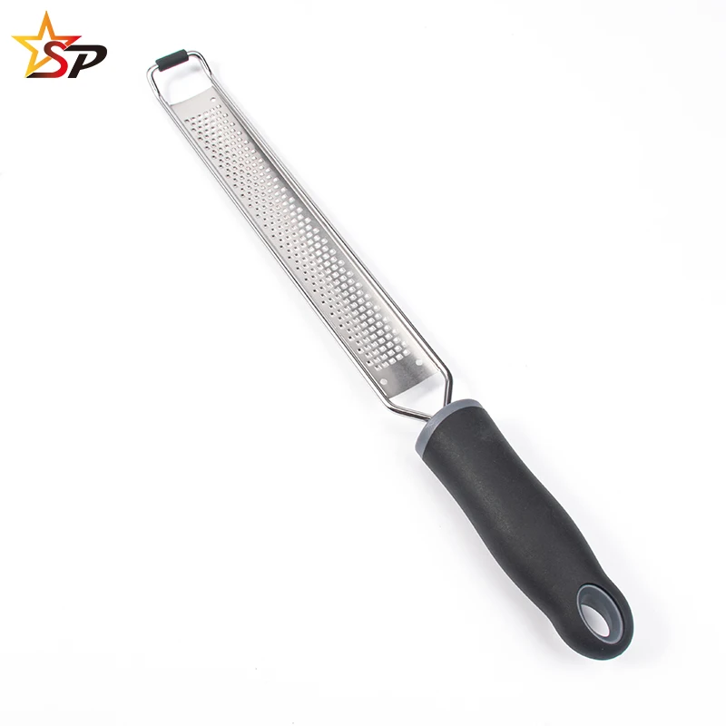 high quality Mill Cheese Grater Stainless Steel Lemon Zester Citrus Ginger Garlic Grater Long Handle Vegetables Kitchen Tool