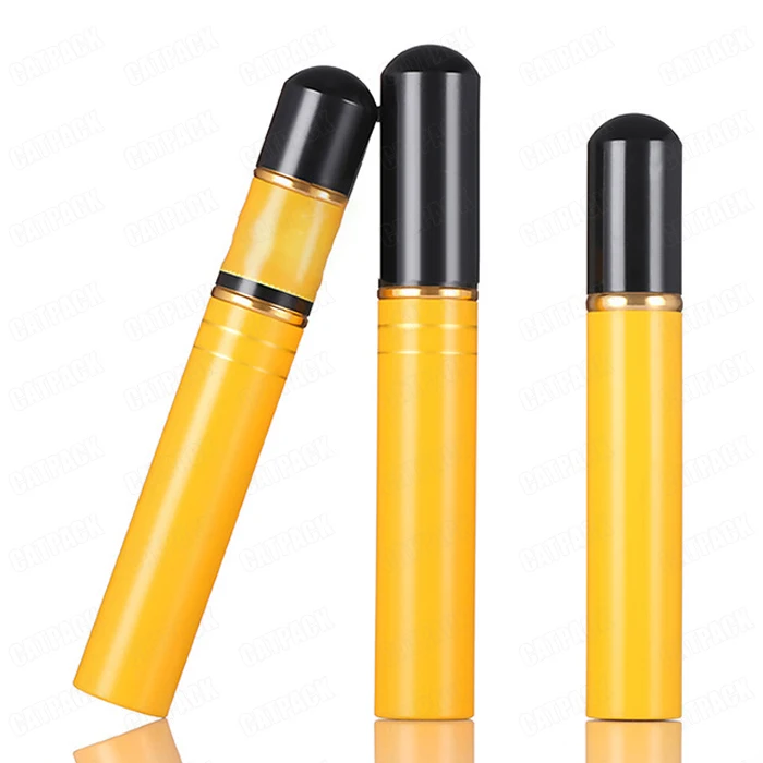 Portable Lining Cedar Wood Metal Siglo Vi Cigar Travel Humidor Tubes