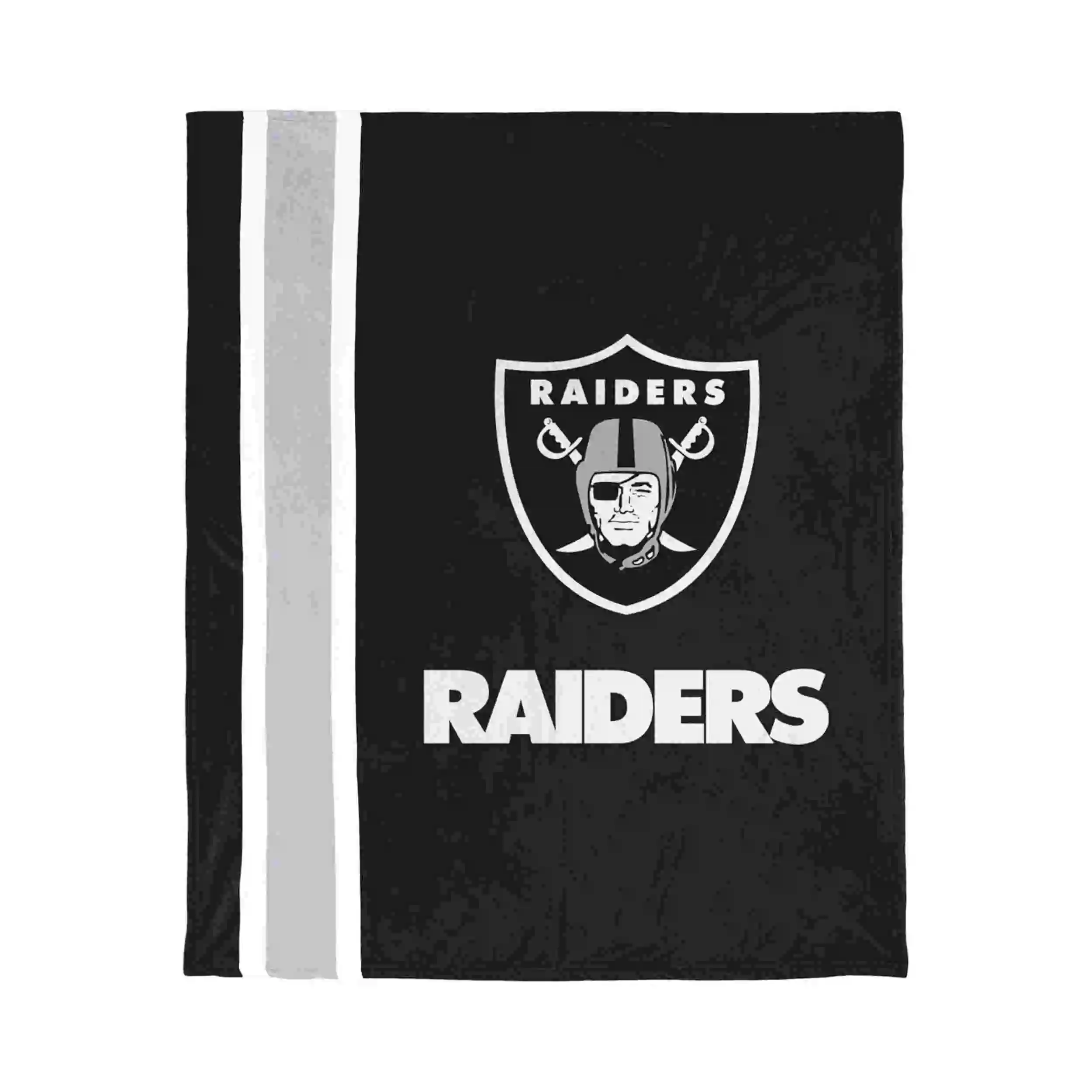 Las Vegas Raiders 50x60 inches Soft Lightweight Flannel Throw Blanket for Sofa Bed Couch Living Room Chair