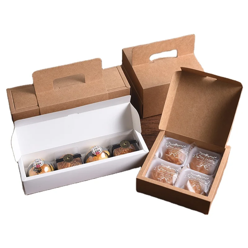 Portable Food Grade Customized Logo Offset Printing Mooncake Gift Box Packaging