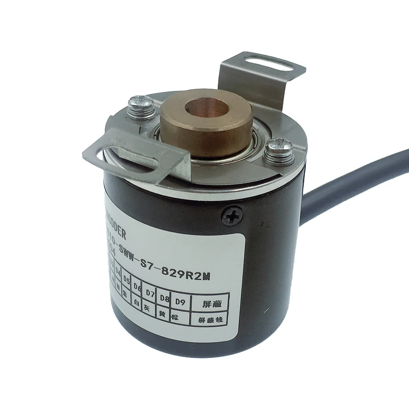 Cheap 10 bit single turn absolute rotary encoder 8mm hollow shaft absolute encoder RS485 Modbus RTU