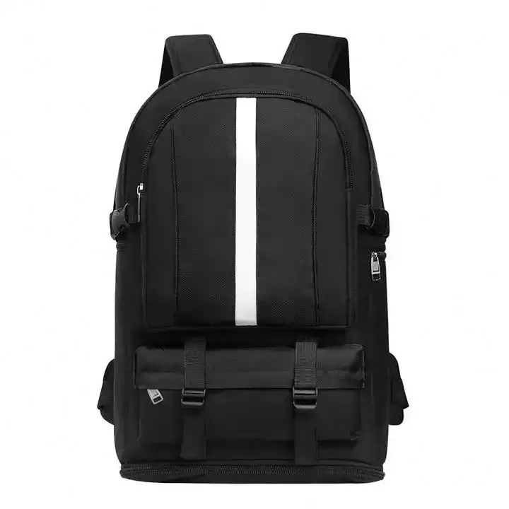 Mountaineering travel rucksack leisure bag backpack customized black excellent 40l climbing camping hiking backpack
