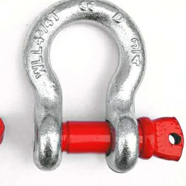 Marine U-shackle galvanized carbon steel high strength shackle