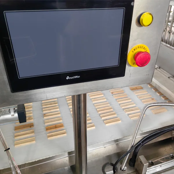 GUSU Automatic Mini Cone Chocolate Machine Biscuit Depositing Machine for Chocolate Filling