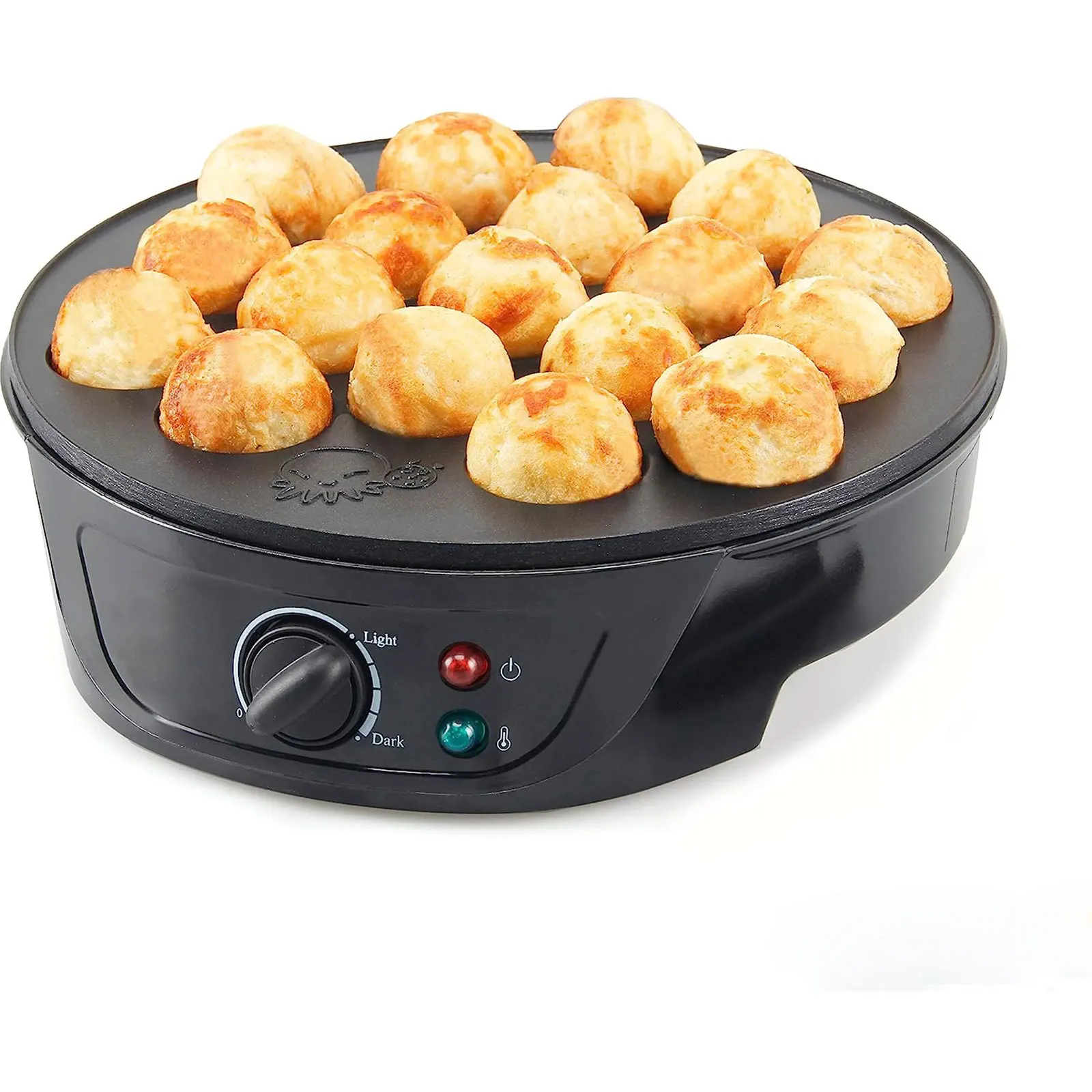 750w Three-dimensional Surround Heating Automatic Black Microcrystal Panel Selling Octopus Ball Machine