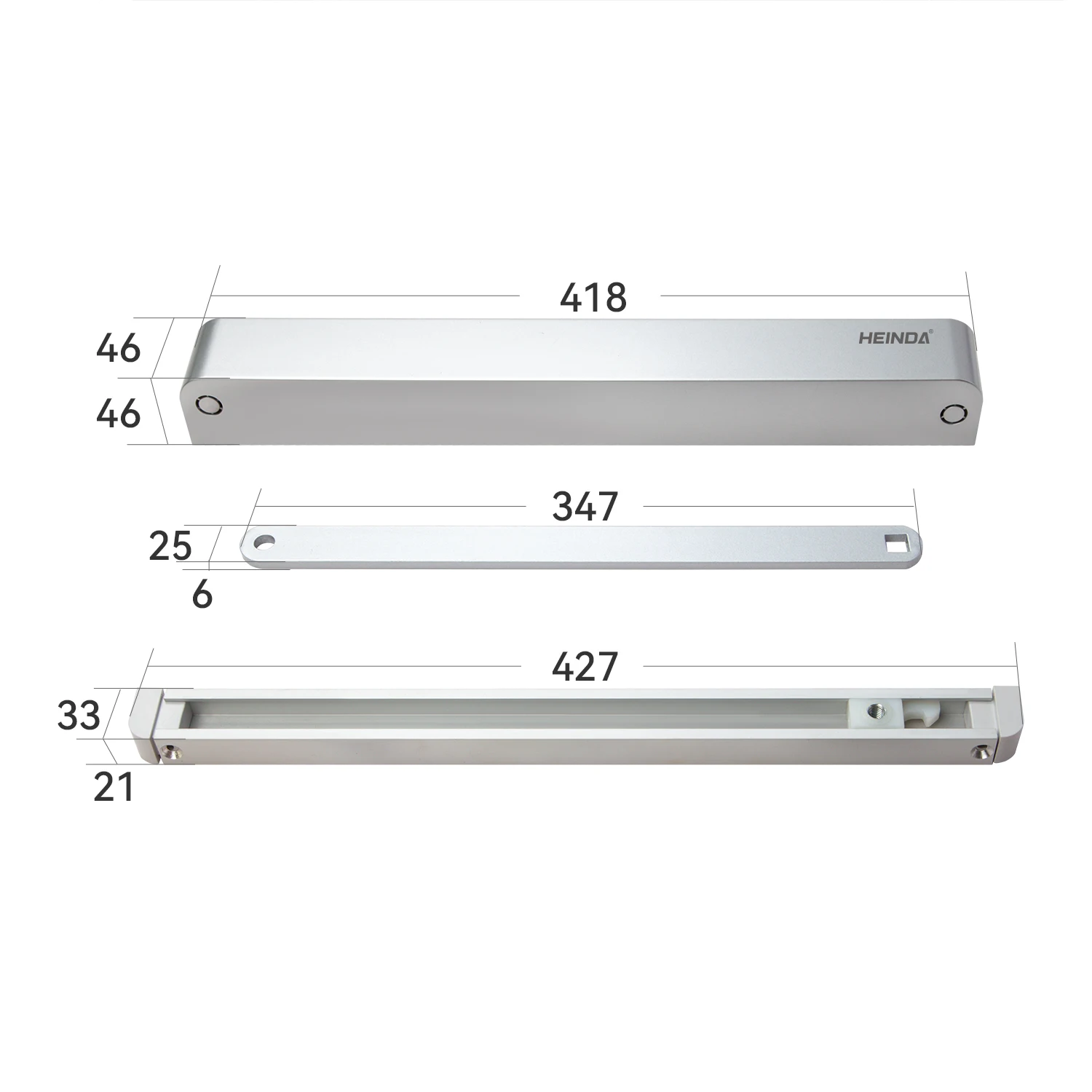 Ultra-narrow Electric Door Closer with Remote Control CD-68