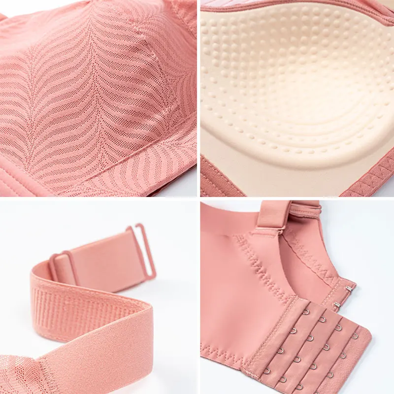 Женский бюстгальтер большого размера 200 кг без стального кольца сексуальное кружевное нижнее белье дышащая чашка большая пуш-ап