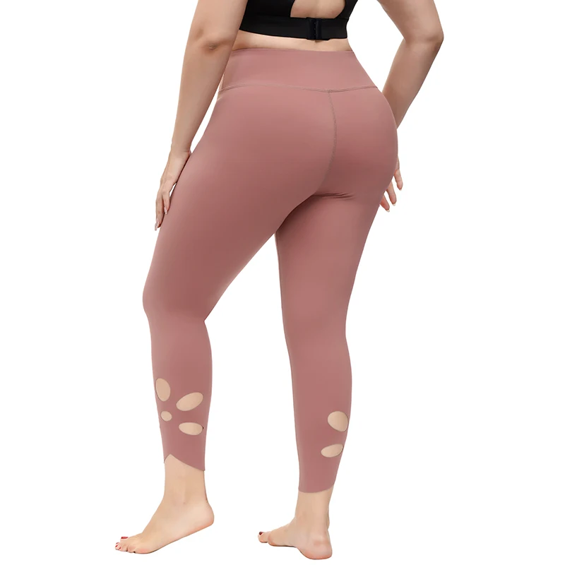 Нейлон плюс размер резинки для волос с эффектом подтяжки ягодиц тренажерный зал бесшовные леггинсы штаны йоги женщин занятий йогой фитнесом или работы в спортзале наборный