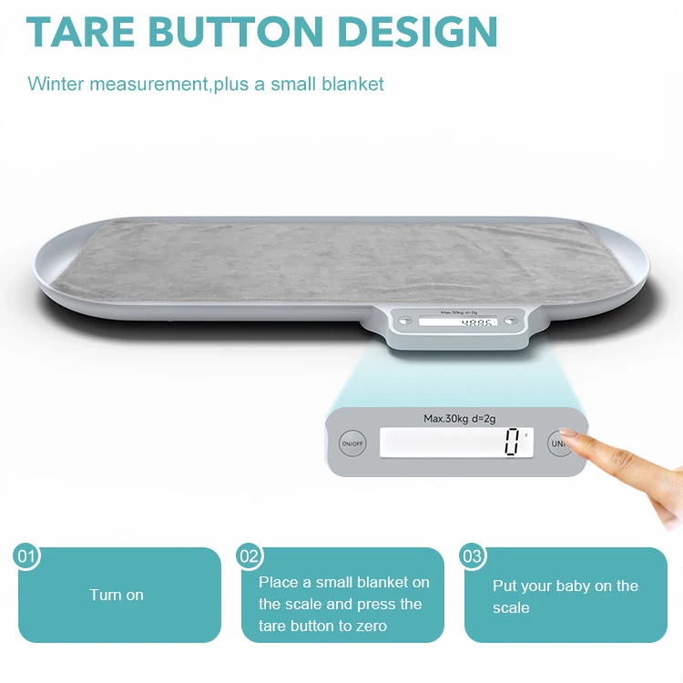 New Type Hot Sell Household Living Room bathroom 30kg Lcd Display Weighing Electronic Baby Scales