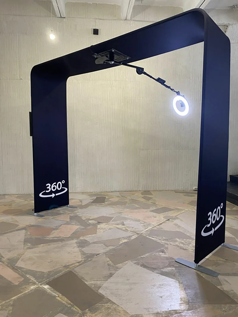 Верхняя 360 фотобудка новейший стиль фон градусов с бесплатным логотипом