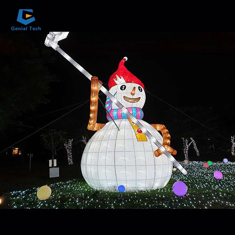 SG-SD-RT01 City Park Appealing Led Christmas Snow christmas garden decoration light  Christmas lantern festival