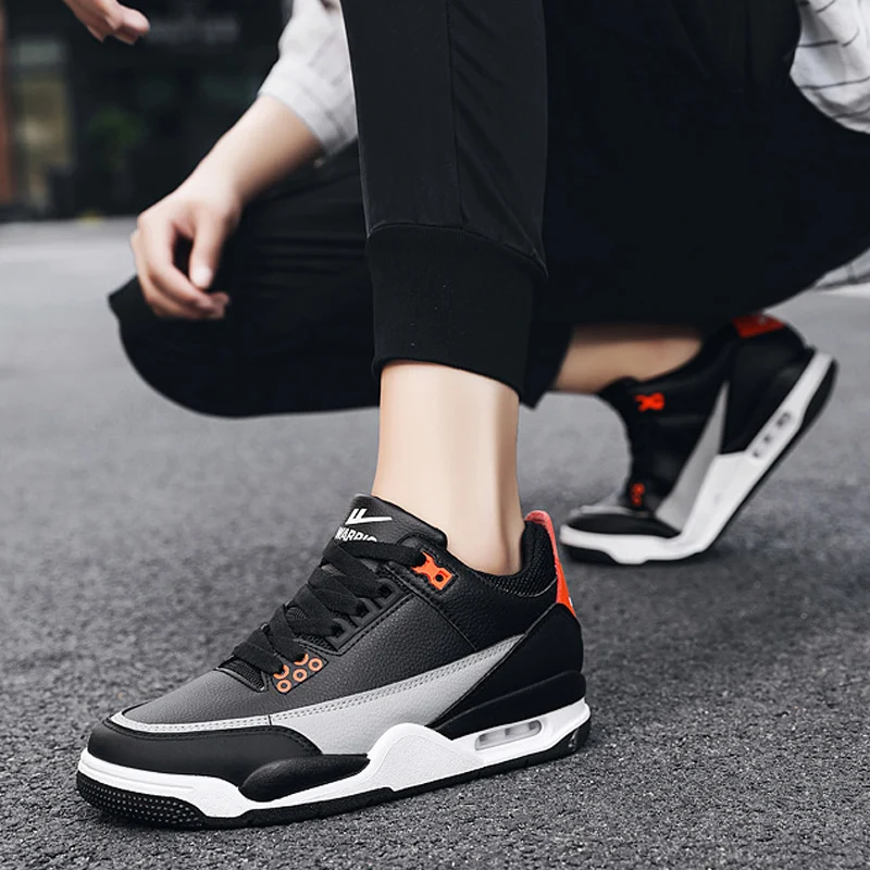 Running Sport Shoose Men Classic Air Cushion Basketball Sneakers Flat Sole Casual Shoes For Men New Styles