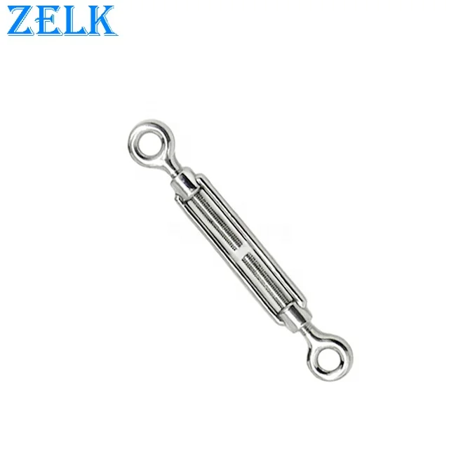 Rigging Screw SUS304 316 Stainless Steel DIN1480 Double Eye Open Body Turnbuckle