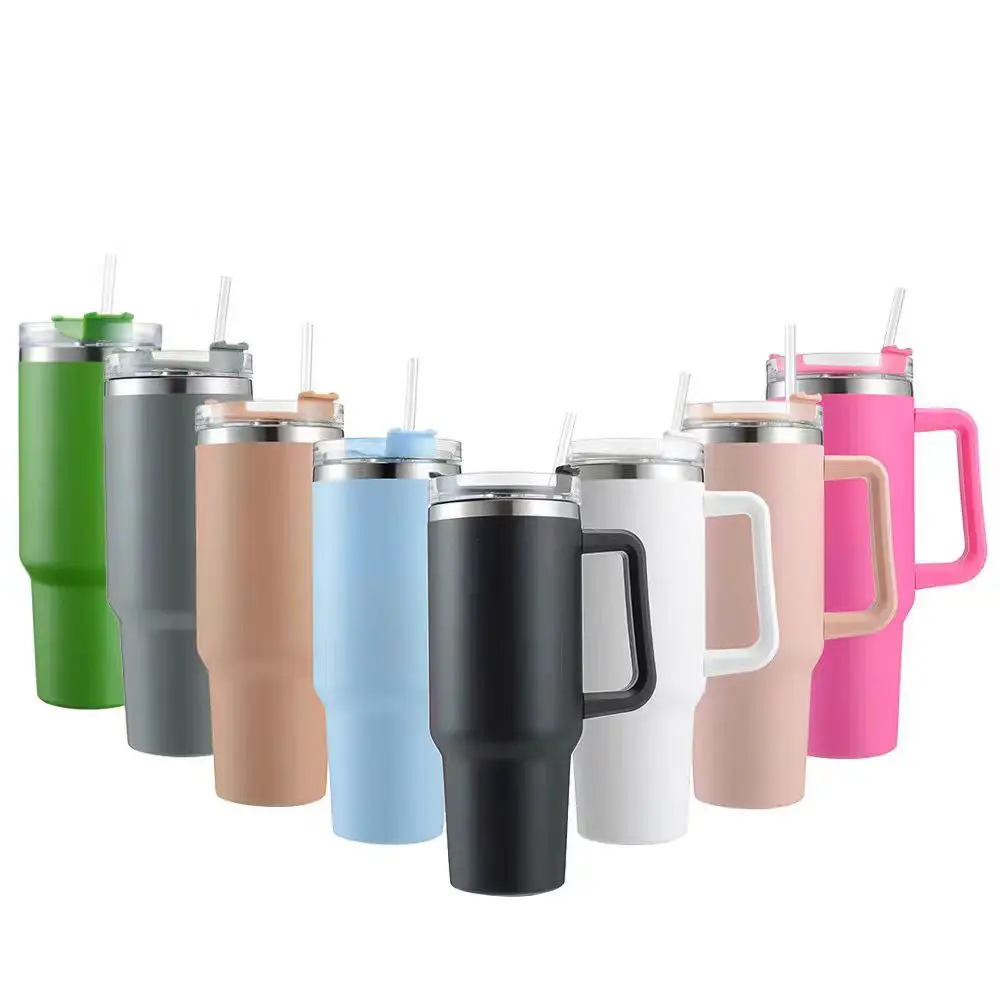Hot Selling Vacuum Cup Bpa Free Lid Stainless Steel Wholesale Bulk Mug 40oz Travel Tumbler For Car