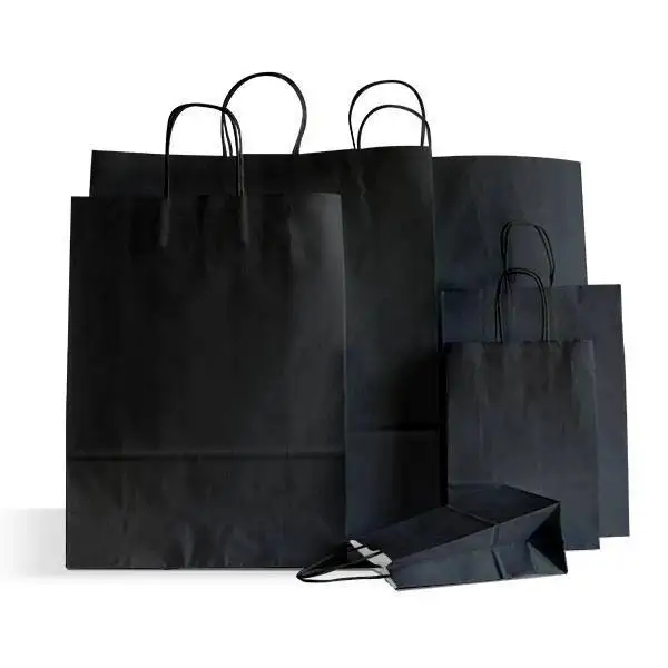 Factory Price Small Size Shopping Gift Bag Colorful White Brown Kraft Paper Bags