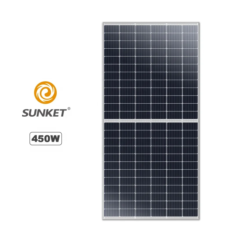  Высокая эффективность sunket солнечные фотоэлектрические панели цена 435W 440W 445w 450w 455w солнечная панель половина сотовый 144