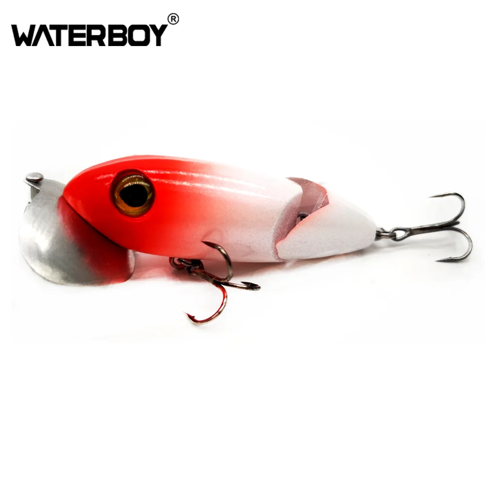 WATERBOY 2 Section Multi Jointed Fishing Bait Hard Artificial Fishing Tackle Pencil Lure New 6cm 8.5g Popper Fishing Lure