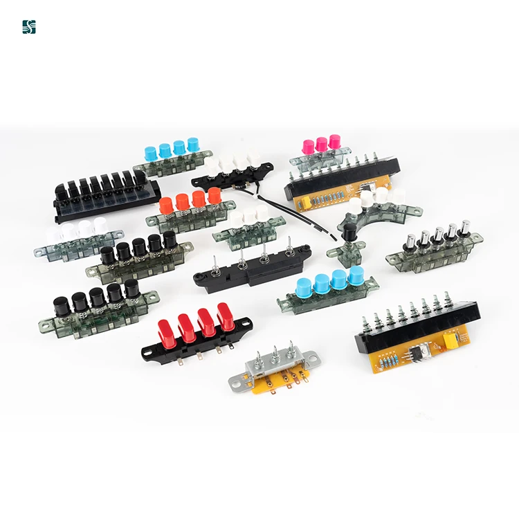 1A 125V 250V Mini Push Button Switch 1 Position Locking Onoff Push Button Keyboard Switch