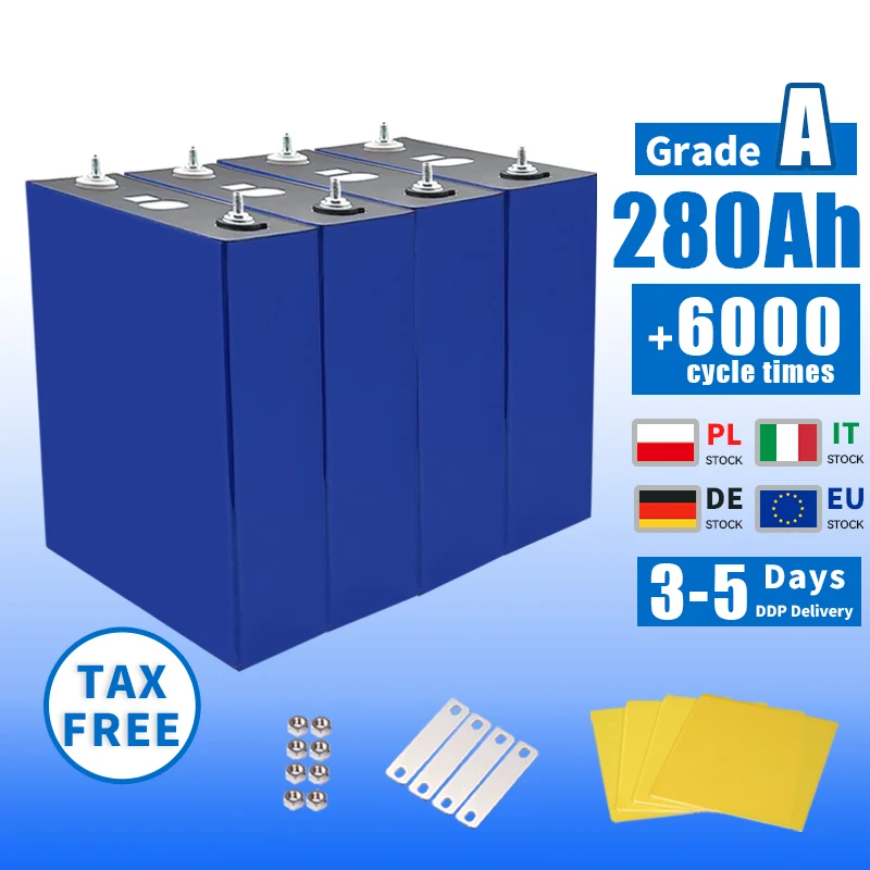 Lishen 3 2 В 280Ah призматический литий-ионный аккумулятор 314ah 320ah 340Ah Перезаряжаемый Аккумулятор lifepo4 для систем хранения энергии