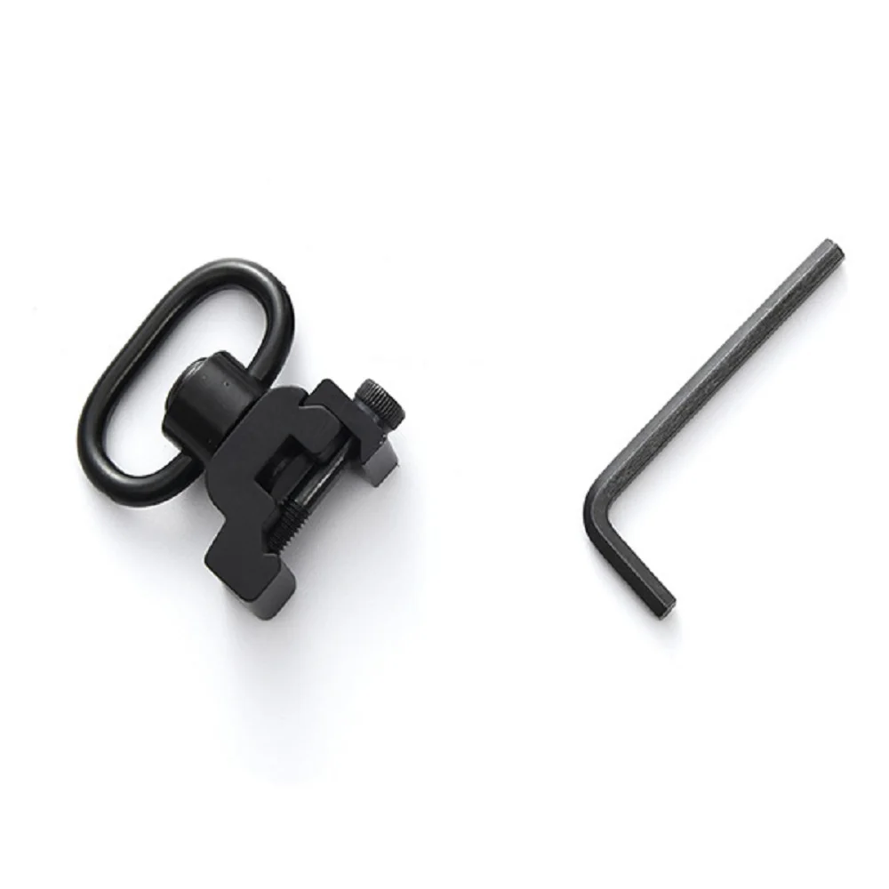 Heavy Duty Quick Detach Push Button Detachable Gun Sling QD Swivel Adapter