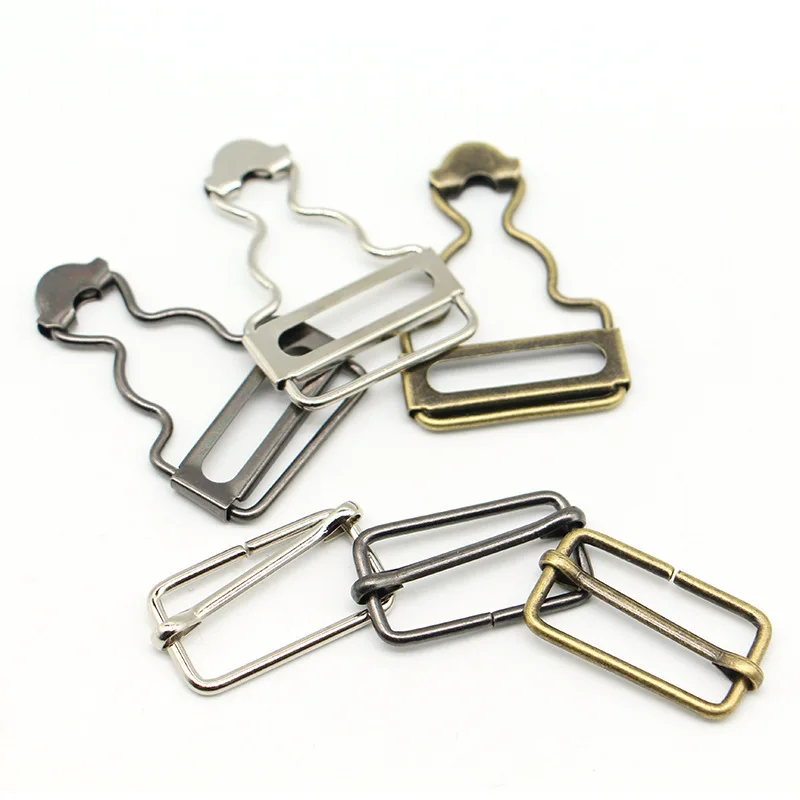 Factory direct metal adjuster sliding adjustable suspender gourd buckle