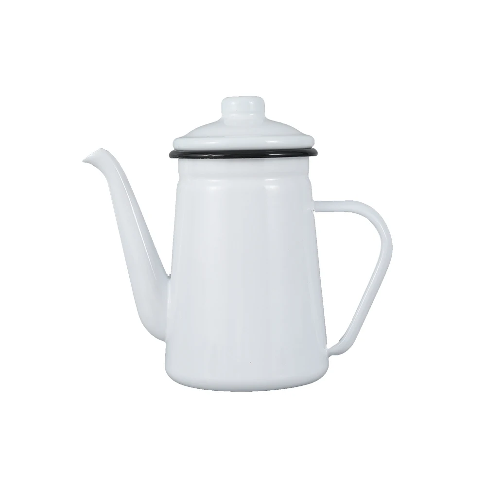 High Quality Enamel Jug /Coffee Pot /Tea Kettle Drinkware And Tableware Enamel Camping Water Coffee Teapot