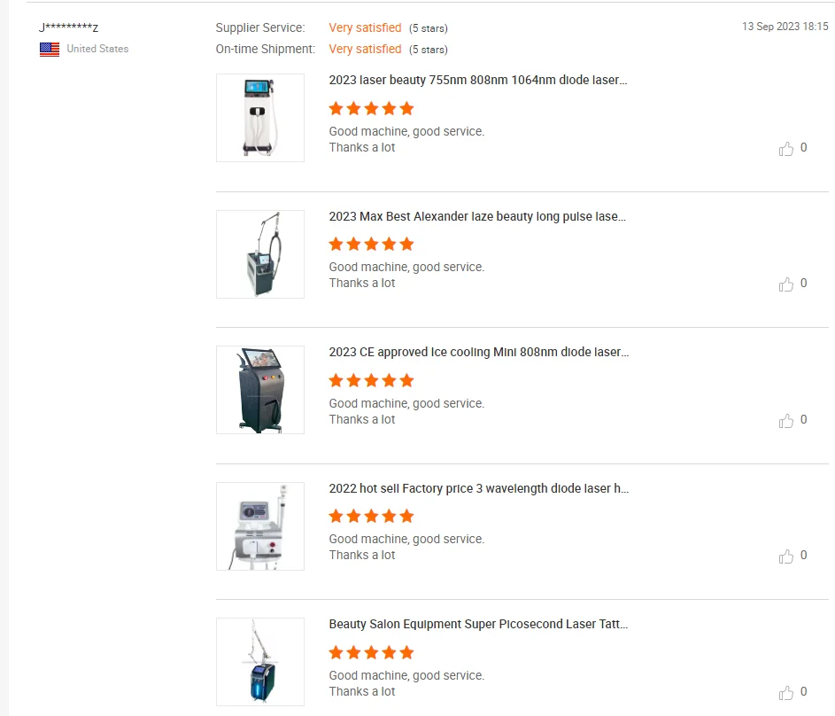 Alex Laser 755 + 1064 Air Cooling For Hair Removal