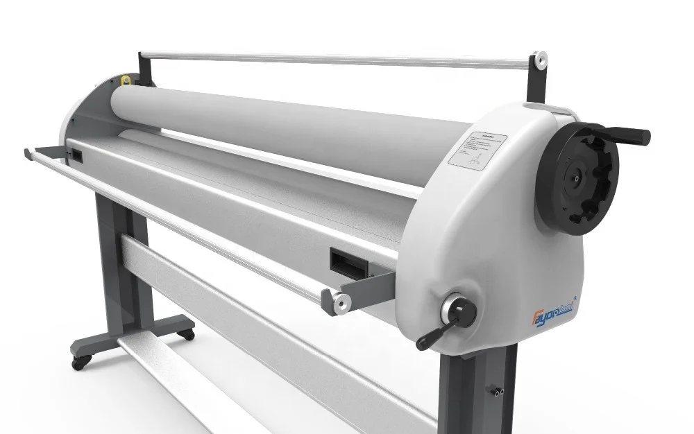 W Pure manual cold laminating machine roll to roll self-adhensive laminator