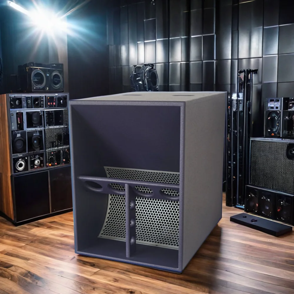 Audio F118M 800W Wooden DJ Subwoofer 18 Inch Woofer Speaker for professional Bars and Clubs