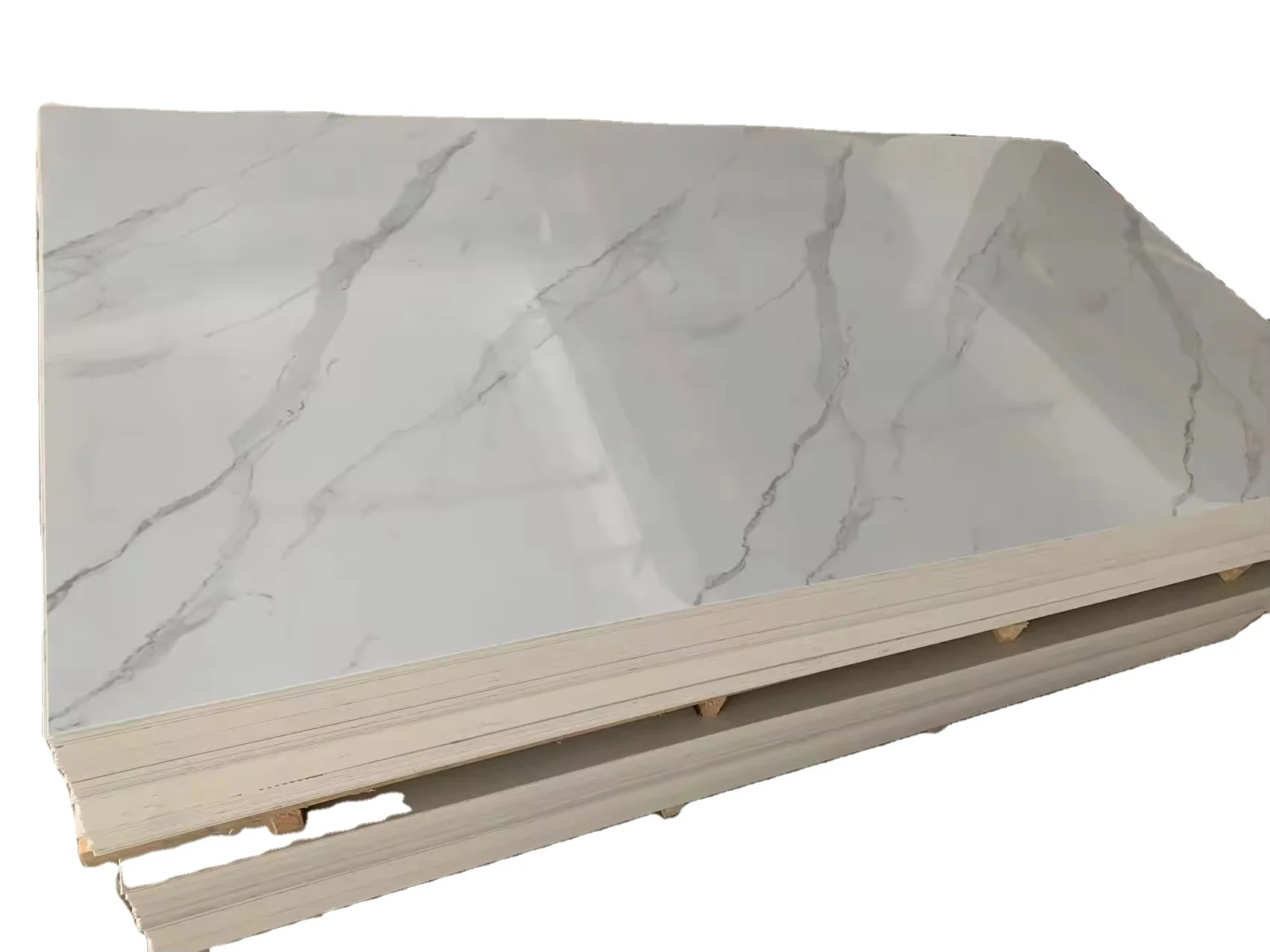 Factory high glossy decoration  1220x2880mm 3mm 2.5mm pvc wall panel /pvc marble uv sheet price