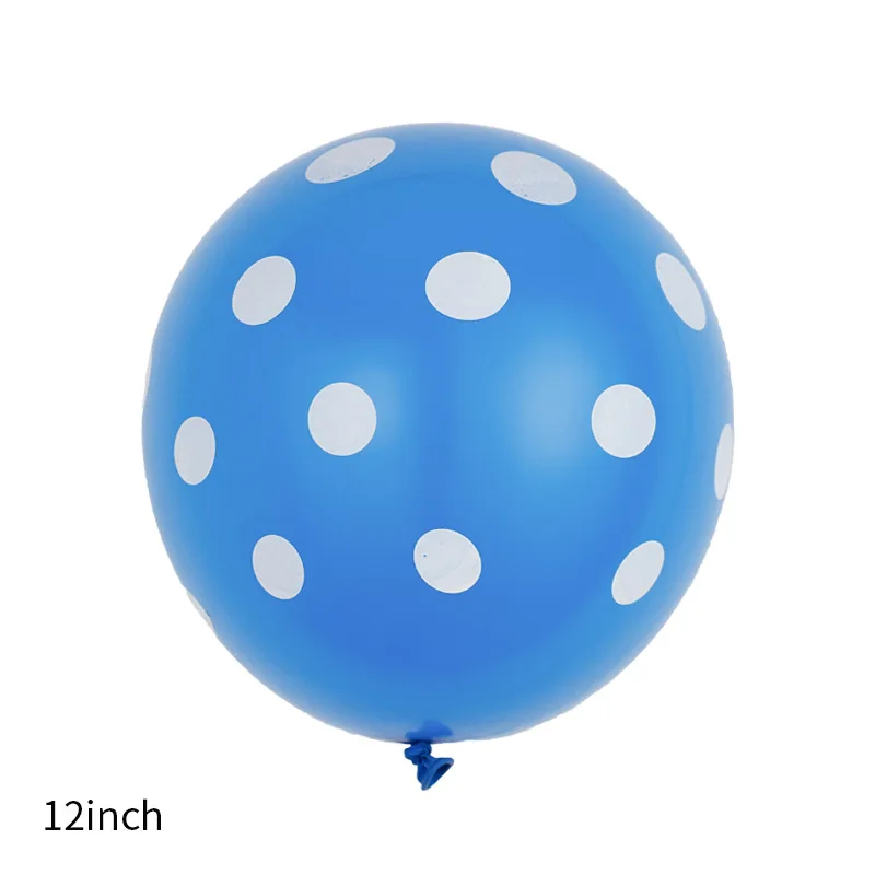 2.8g thickened printed wave dot latex balloon 12 inch cartoon animal baby shower happy birthday arranging balloon