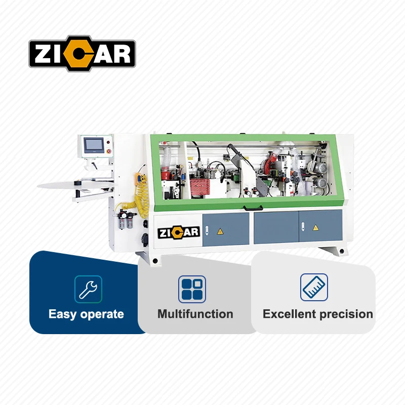 ZICAR mdf high speed automatic edge banding machine 6 function MF50QJ