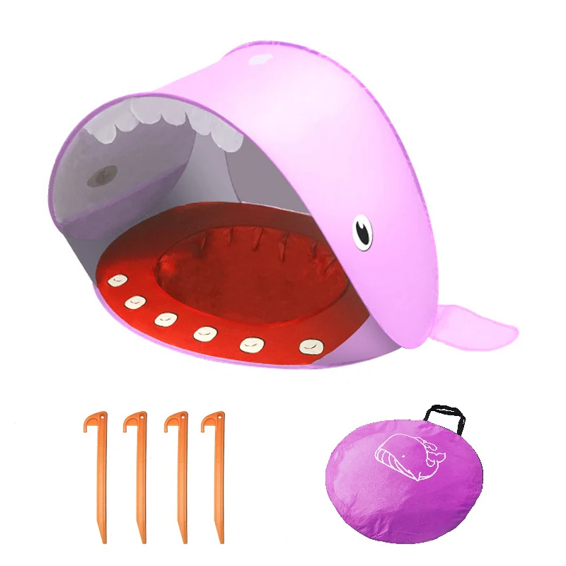 Безопасный дизайн, водонепроницаемая детская пляжная Солнцезащитная палатка со съемным бассейном