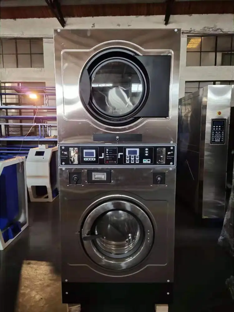 15kg coin stacked washer dryer