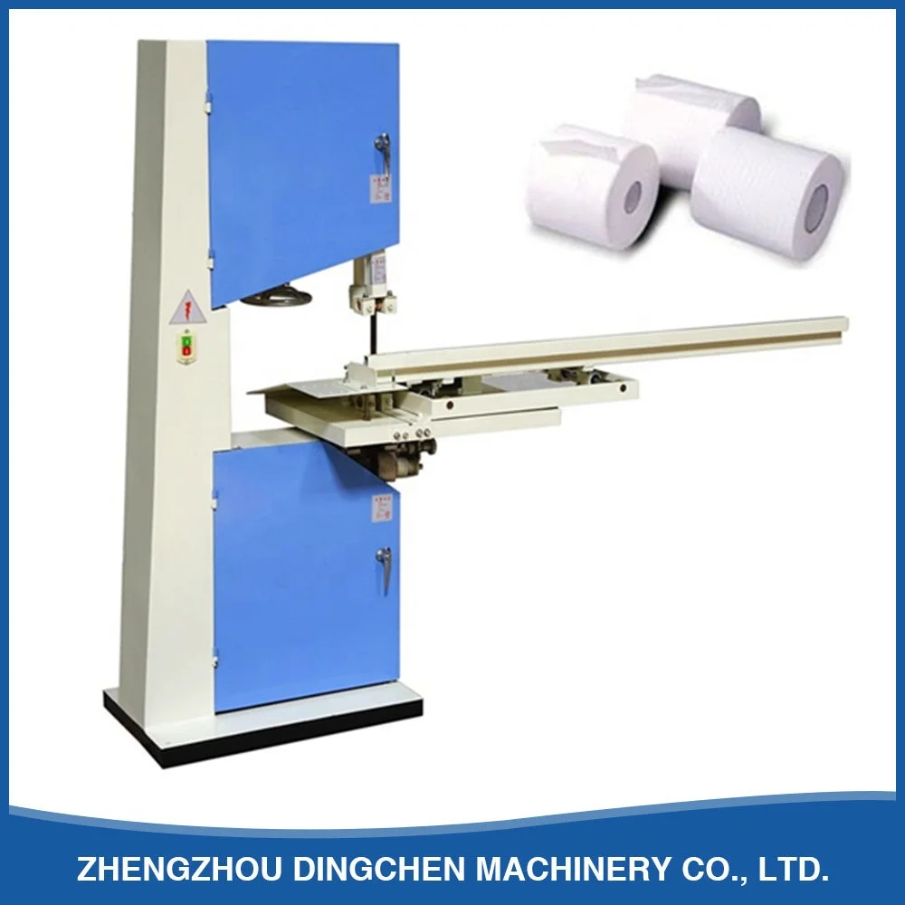 Automatic Toilet Tissue Paper Roll Rewinding Converting Making Machine With Perforating and Embossing