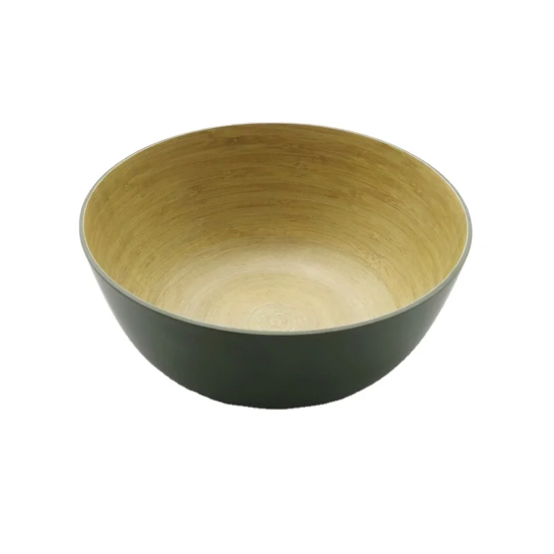 Biodegradable and reusable bamboo fiber coconut bowl, Hoeavy-duty and Sturdy Quality natural bowl bamboo