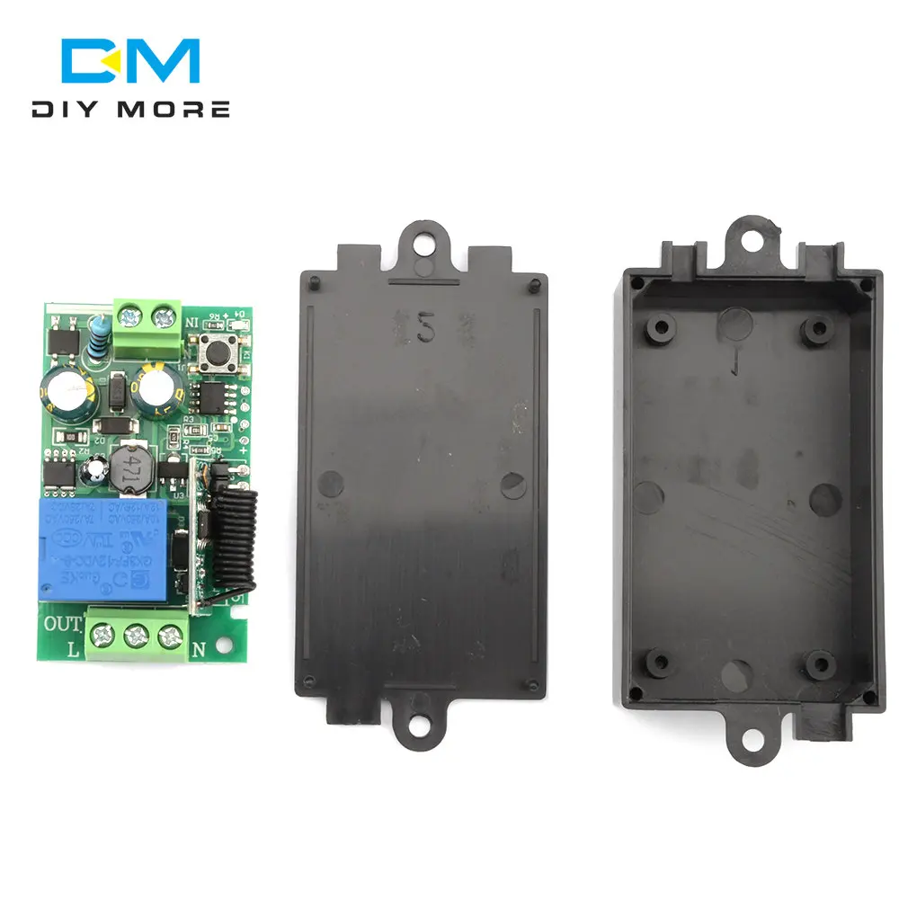 AC220V Relay Switch Module RF Remote Control Switch 315/433MHz 1CH Remote Transmitter RF Relay Receiver Transmitter Module